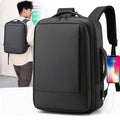 New Multifunctional Large Capacity USB Charging Port Anti-Theft Geometric Waterproof Business Laptop Backpack