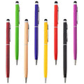 Custom Logo 2-in-1 Slim Sports Metal Multi-Functional Pen 1.0mm Ballpoint Eco-Friendly Ink JR Brand 10g Wholesale Advertising