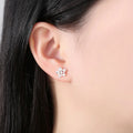 925 Pure Silver Ear Nail Women 2022 New Fashion Flowers Personalized Fashion Temperament Earrings Simple