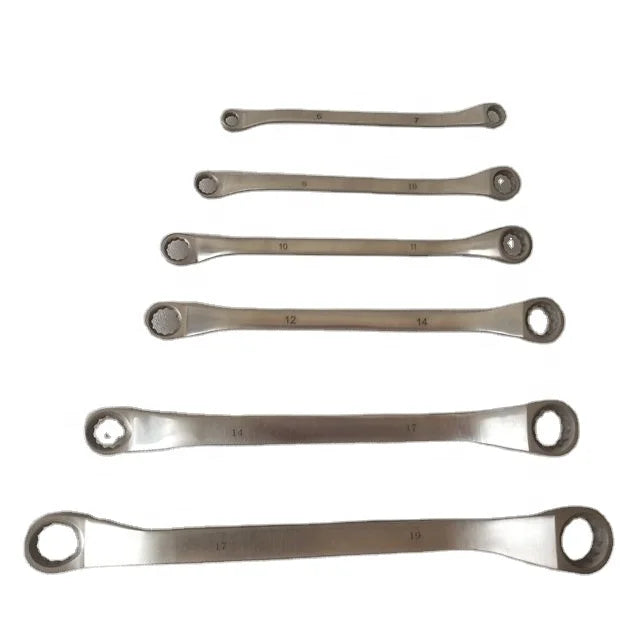 Oak Brand High-Quality 100% Non Magnetic Titanium Tools Double Ring Wrench 12*14mm Lightweight and Corrosion-resistant  for MRI
