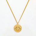 Joolim Jewelry 18K Gold Plated Cubic Bee Pendant Necklace Tarnish Free Stainless Steel Jewelry