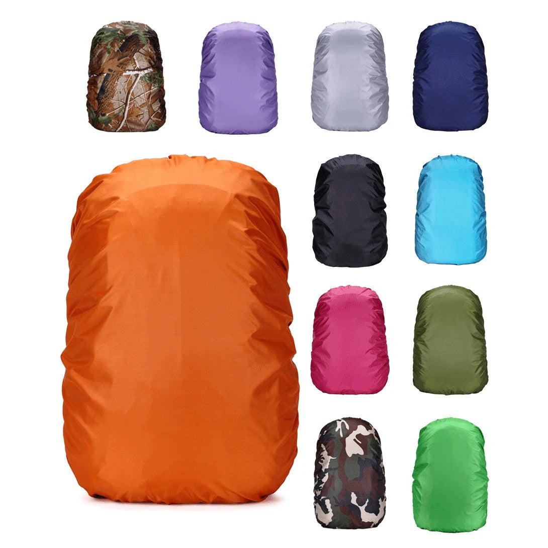 Hi-Visibility Backpack Rain Cover 100% Waterproof Ultralight Backpack Cover 20L-80L Large Rucksack Rain Cover