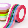 Wholesale Solid Color Multicolor 2.5cm 1 Inch Single Face 100% Polyester Ribbon for Flower Gift Packaging Ribbon MegaBDM