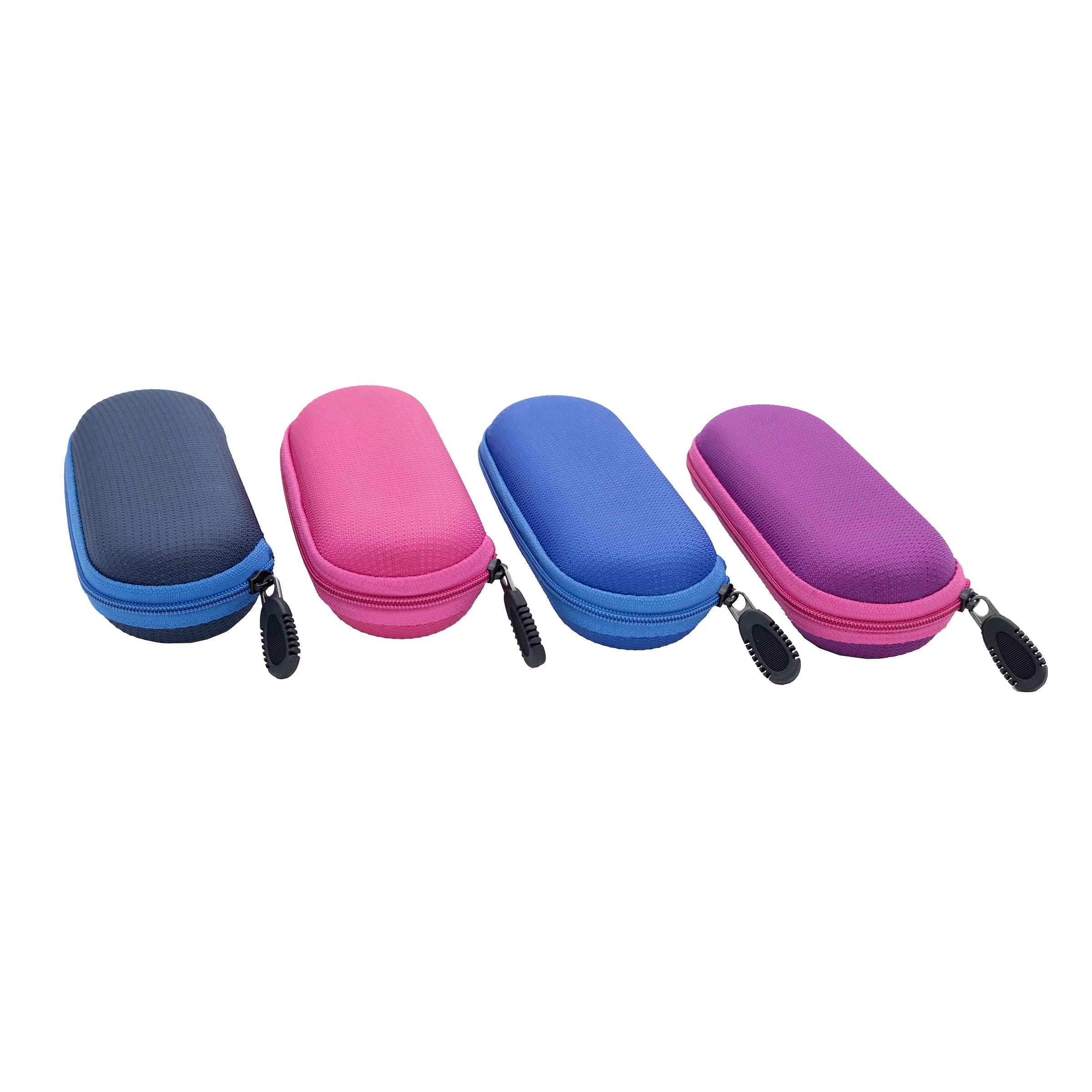 Rectangle Semi-Hard Spectacle Case 4002 EVA Sunglasses Case with Jacquard Fabric