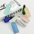 Portable Clip-on Sleeve Faux Leather Lipbalm Holder Lipstick Holder Travel Lip Balm Accessory Chapstick Case Pouch Key Chain