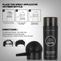 Hot Selling Organic Vegan Hair Building Fibers Dense Rebuild Thick Hair Fiber Fully Waterproof Hair Building Fibers Spray