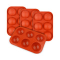 100% Food-grade 6 Holes Eco-Friendly DIY Silicone Mold Free Sample Wholesale Baking Chocolate Molds