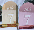 Wedding Signage Gold Table Numbers Luxury Wedding Acrylic Table Numbers
