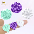 Ready to Ship Heart Shape Flower Glue Ring Eyelash Extension Tools Lash Glue Rings