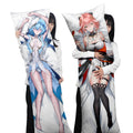 High Resolution Kawaii Anime Body Pillowcase Sublimation Print 2 Way Fabric Custom Wuthering Waves Dakimakura Wholesale