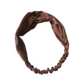 Wholesale High Quality Satin Silk Hairbands Vintage Cross Knot Hair Bands Women Simple Headband Hair Accessories