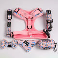 Wholesale Lightweight Sublimation Dog Harness Blank Reflective Adjustable Custom Logo Designer Leash Harness for Dogs