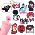 Straw Toppers Charms Happy Mom's Mother's Day I love Mom Heart Mama Vibes Straw Toppers Charms
