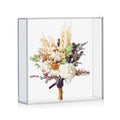 Wholesale Luxury Forever Rose Acrylic CD Flower Box Heart-Shaped Real Touch Novelty Display Rack for Girls for Christmas