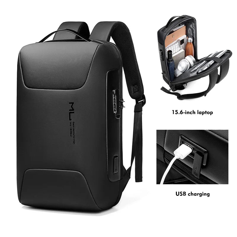 Factory Hot Sell Custom School Laptop USB Charging Men Notebook Waterproof Anti Theft Backpack Men Bagpack Laptop Backpack