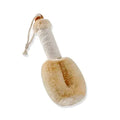 Hot Sale Japanese Type Horse Hair Bristle All Natural Bath Body Shower Back Brush Wooden Handle Sponges & Scrubbers