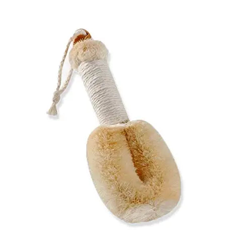Hot Sale Japanese Type Horse Hair Bristle All Natural Bath Body Shower Back Brush Wooden Handle Sponges & Scrubbers