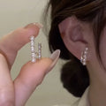New Arrival Stud Earrings Fashion Pearl Women Classic Double-layer Rhinestone Pearl Earrings Pendientes De Perlas