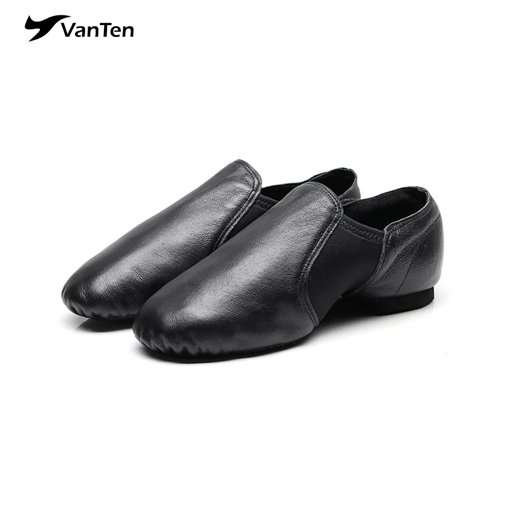 Factory Wholesale Ballet Pointe Dance Shoes Leather Sheepskin Jazz Latin Shoes