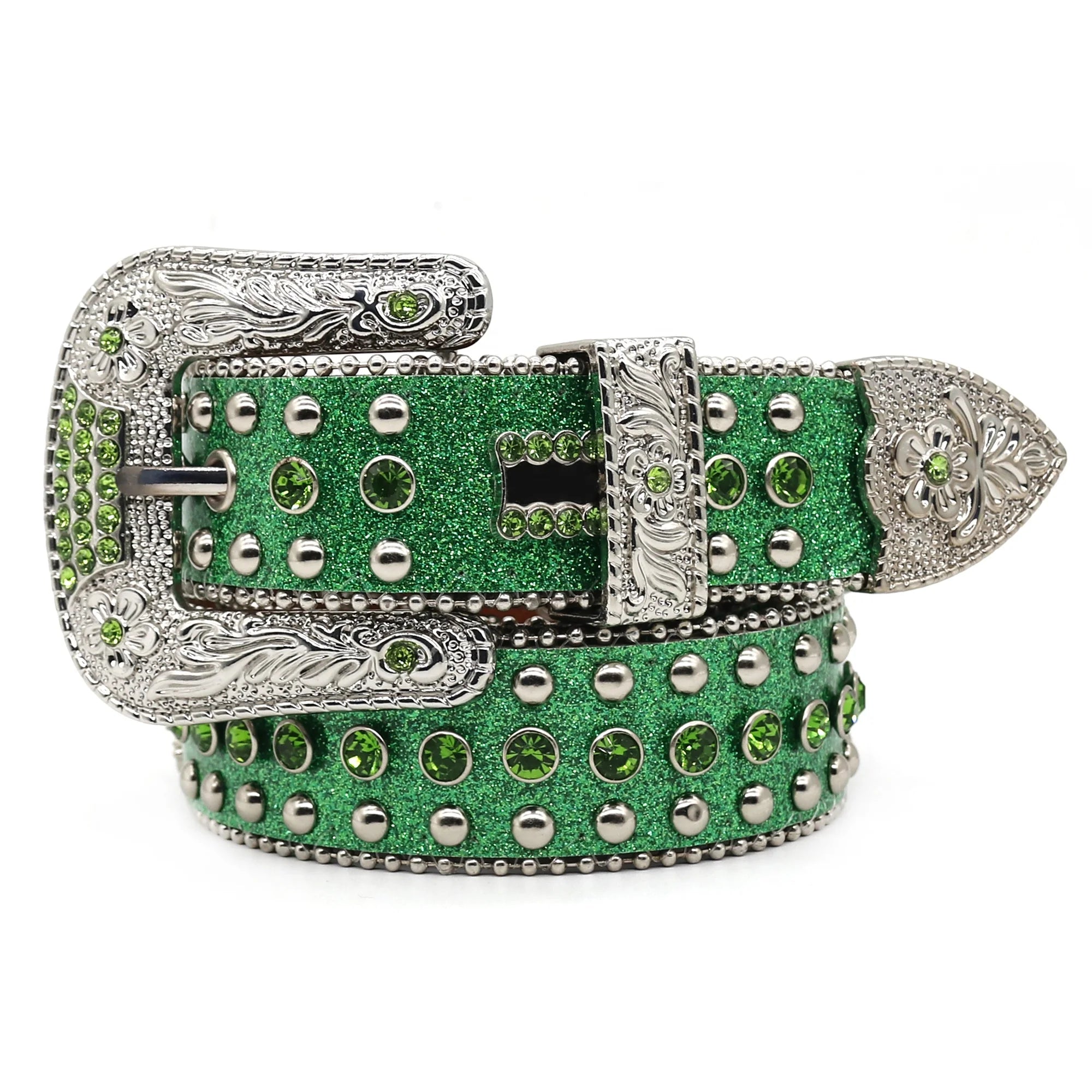 Western Cowboys Accessories Men's Women's Rhinestones Diamond Jeans Bb Beaded Y2k Studded gg Elastic Streetwear Punk Pants Belts