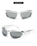 2025 Fashion Sports Eyewear Y2K Sunglasses Custom Logo for Men Women UV400 Mirror Lens Promotional Adult Party Sunglasses Gifts
