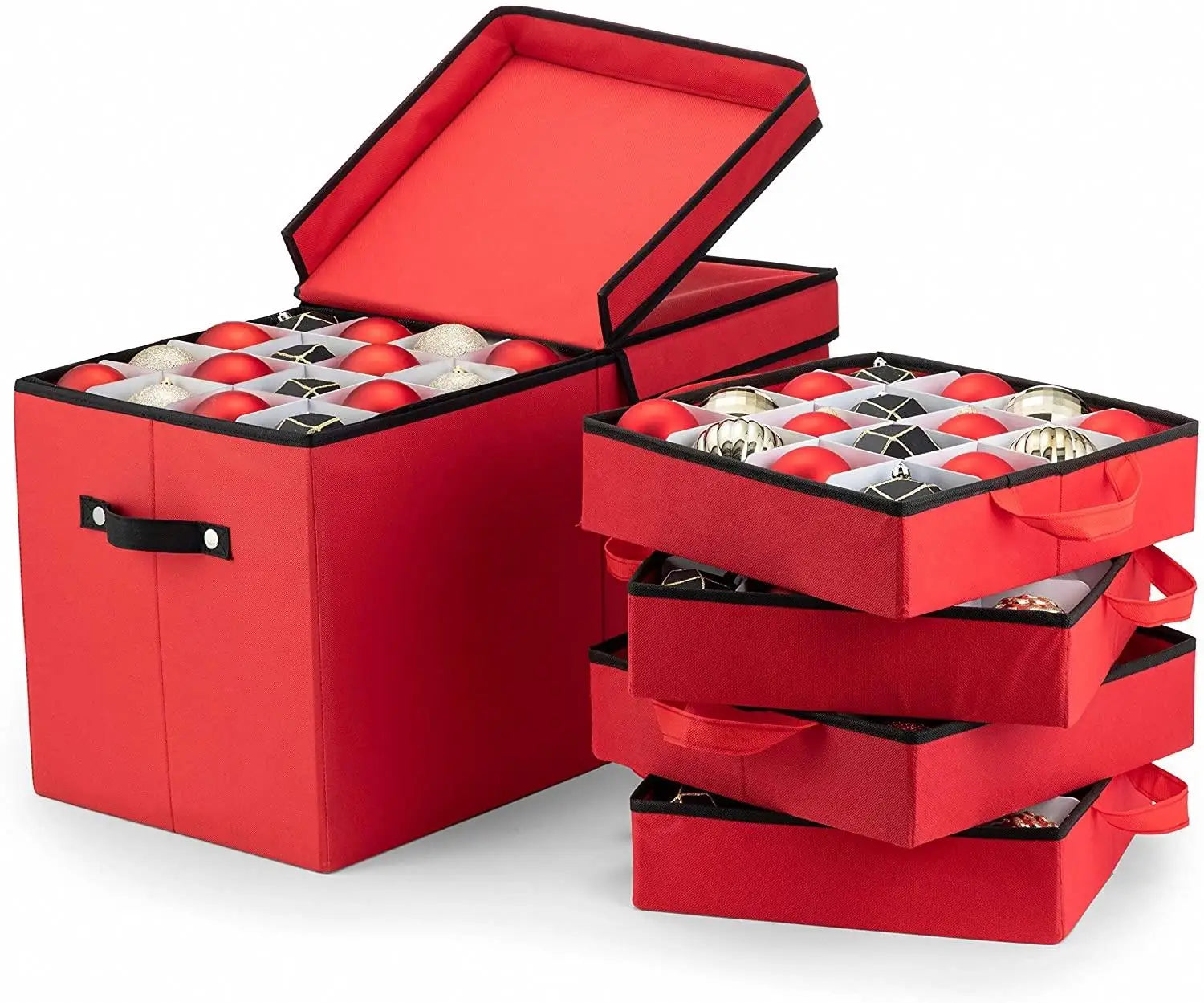 Holiday Ornaments & Xmas Ball Storage Box Ornament Storage Container
