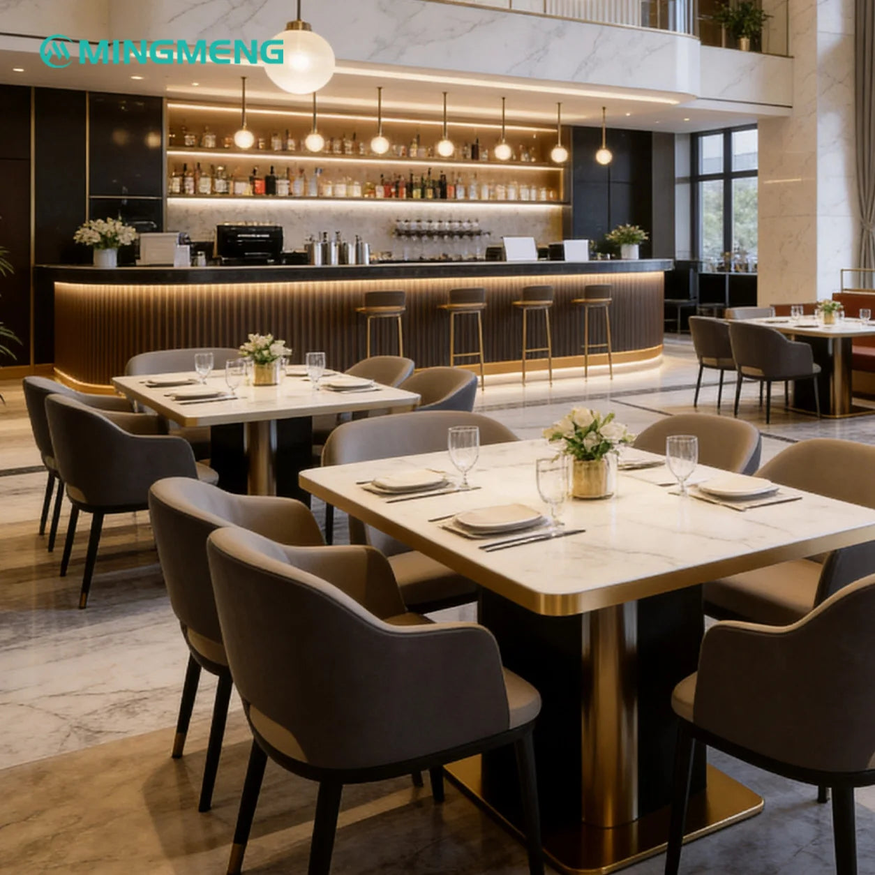 Modern Restaurant Furniture Table and Chairs for Restaurant Coffee Shop Chairs and Tables Tables and Chair Sets Restaurant