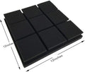 2\" X 12\" X 12\" Soundproof Polyester Acoustic Foam Wall Panels for Studios and Hotels 3D Model Design Solution