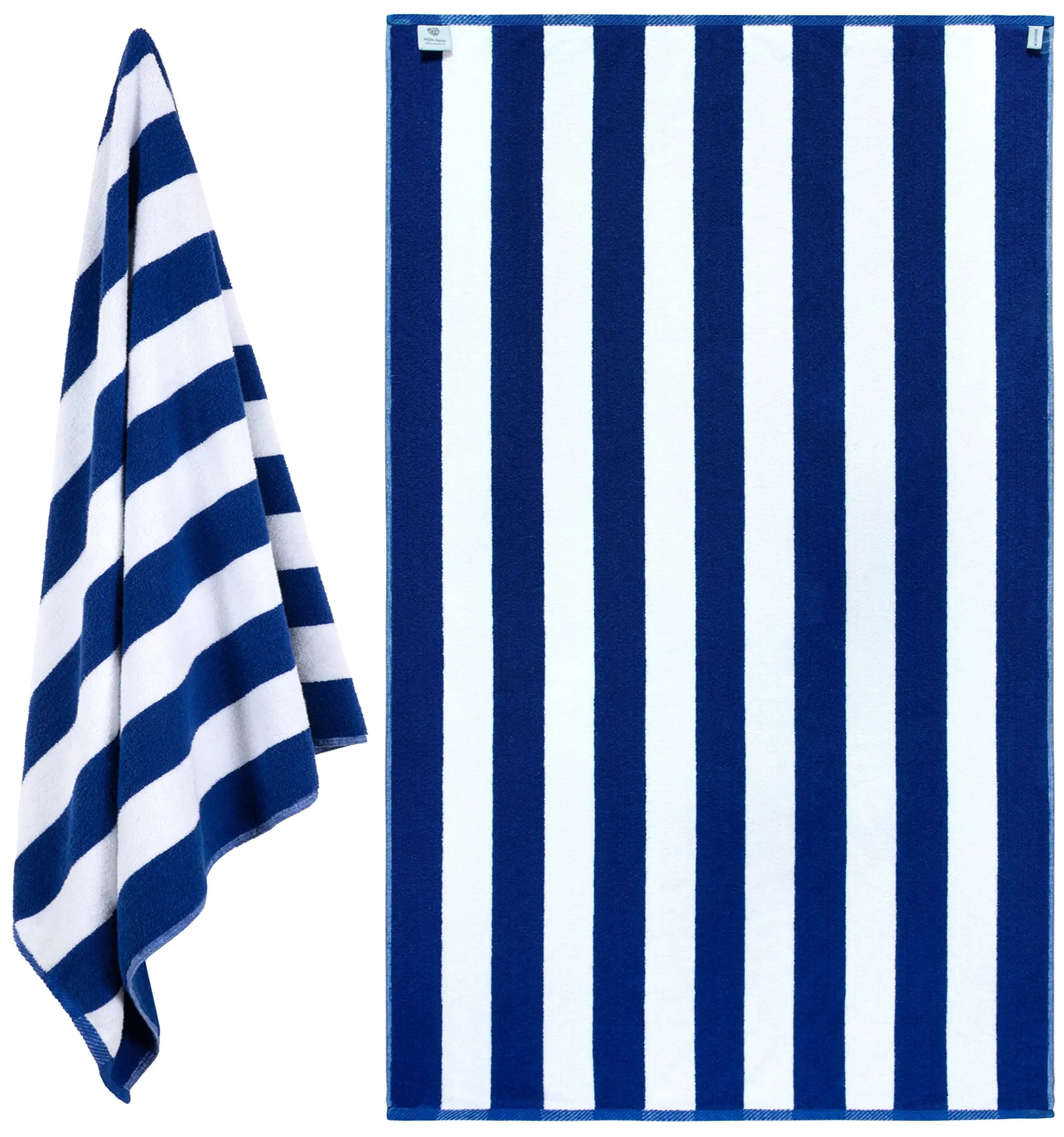 Custom Designed Thick Organic Cotton Beach Towels for Adults Kids Super Absorbent Quick Dry Oversized Stripe for Swim Pool Use