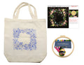Hot Sale Canvas Tote Bag Embroidery Starter Kit with Pattern -Embroidery Kit for Beginners Adults