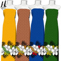 Four Sided Elastic Digital Printing Customized Flower and Plant Printing Plain Fabric