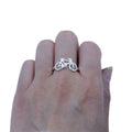 Cycling Outdoor Sports Jewelry Biker Bicycle Shape Finger Rings Friend Gifts