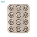 Non-stick 6 Cavity Silicon Donut Baking  Pan Cake Mold