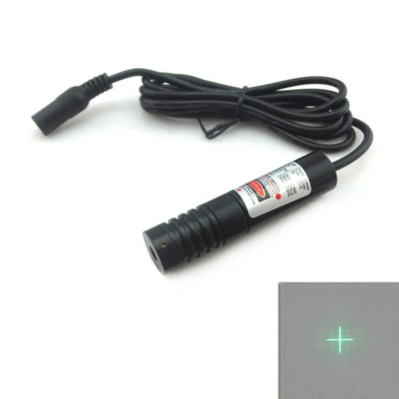 Adjustable 5V Green Cross Line Laser Module for Positioning Laser Alignment Locator for Wood Stone Fabric Cutting Laser Swamp
