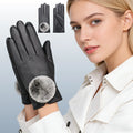Fashion Motorbike Ladies Faux Leather PU Gloves