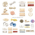 Wholesale Engraved Metal Letter Tags Custom Metal Luggage logo Plate Label for Handbags