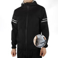 Hot Sport Running Windbreaker Waterproof  Workout Fat Burning Slimming Black Men Sweat Sauna Shapewear Coat Jacket