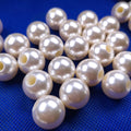 Lan Guang Factory Wholesale 2mm-4.5mm Half Hole ABS Plastic Pearl Beads Loose Bulk Imitation Pearl Jewelry Making Necklace