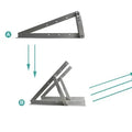 AL6005-T5+SUS304 Yuens Factory Direct Sale Easy Installation Aluminium Solar Panel Mounting Rack Adjustable Angle Triangle PV Br