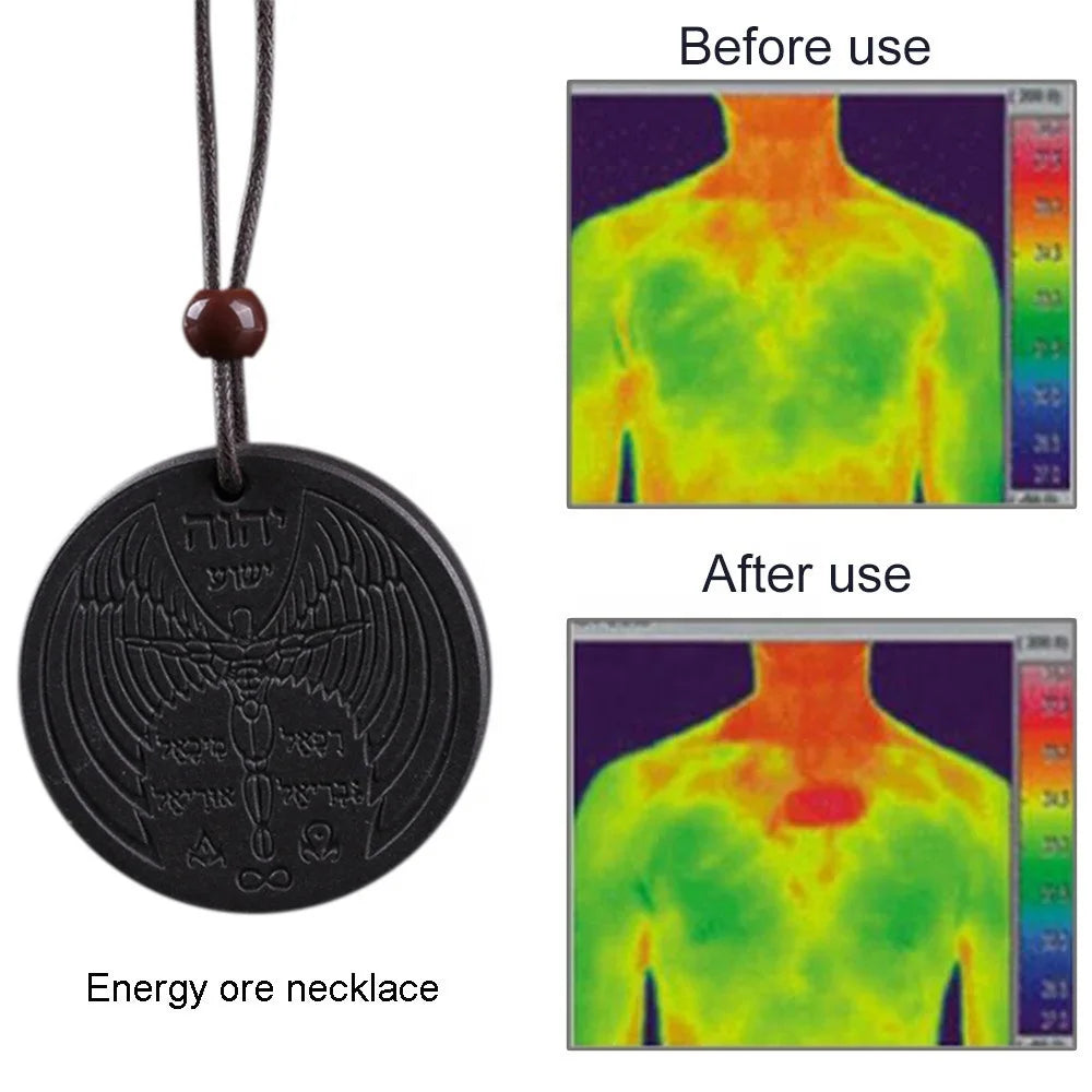 Ebuty Manufacturer Lava Stone Negative Ions Japanese Technology Quantum Science Energy Pendant Nano Bio Pendants with Low Price