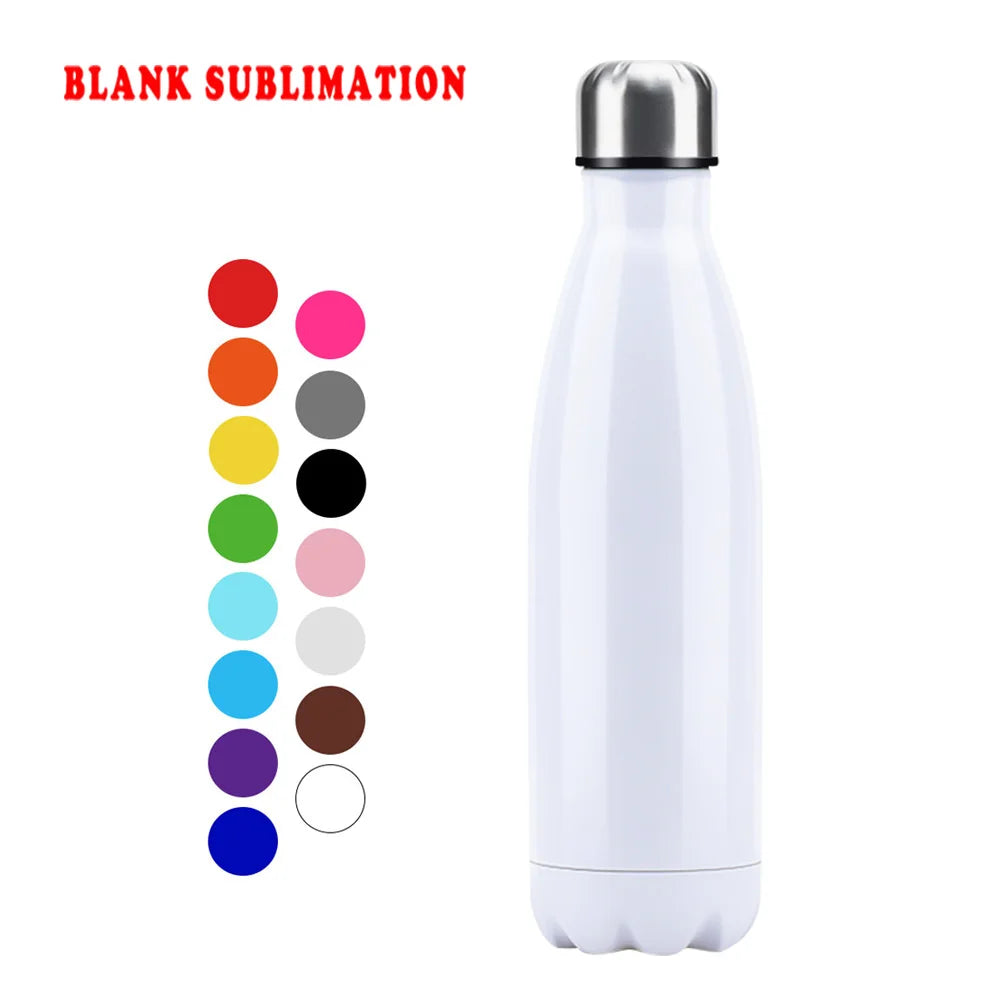 Cheap Sell 350ml 500ml 750ml 1000ml Stainless Steel Insulated Blanks Sublimation Sports Water Bottle