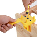 Hot Sale DIY OEM Wood Doweling Jig ABS Plastic Handheld Pocket Hole System 6/8/10mm Drill Bit Hole Puncher Box for Carpentry