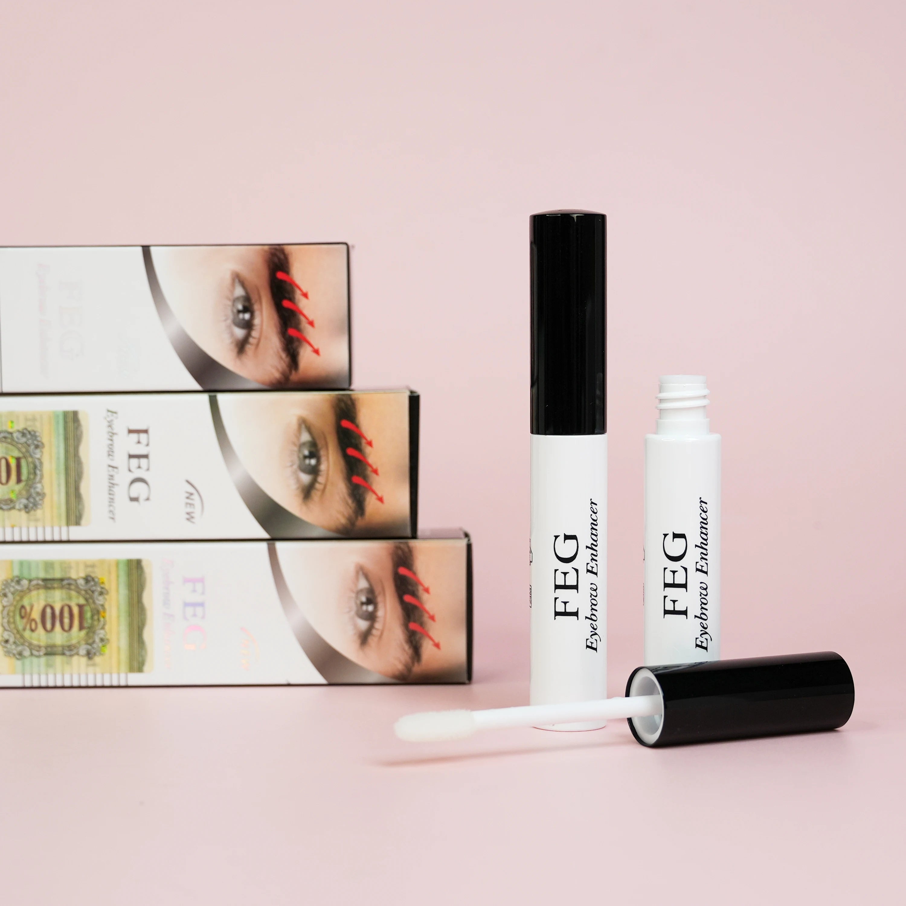 Custom Own Logo Booster Enhancer Eyebrow Enhancing for Thicker Longer Fuller Brows Natural Eye Brow Growth Serum Private Label