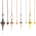 Copper Metal Pendulum for Dowsing Divination Energy Work Meditation Divine Witchcraft Pendulums Tool Spiritual