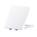 SU017 Modern Square Soft Close Toilet Seat with Slow-Close Feature for Bathroom