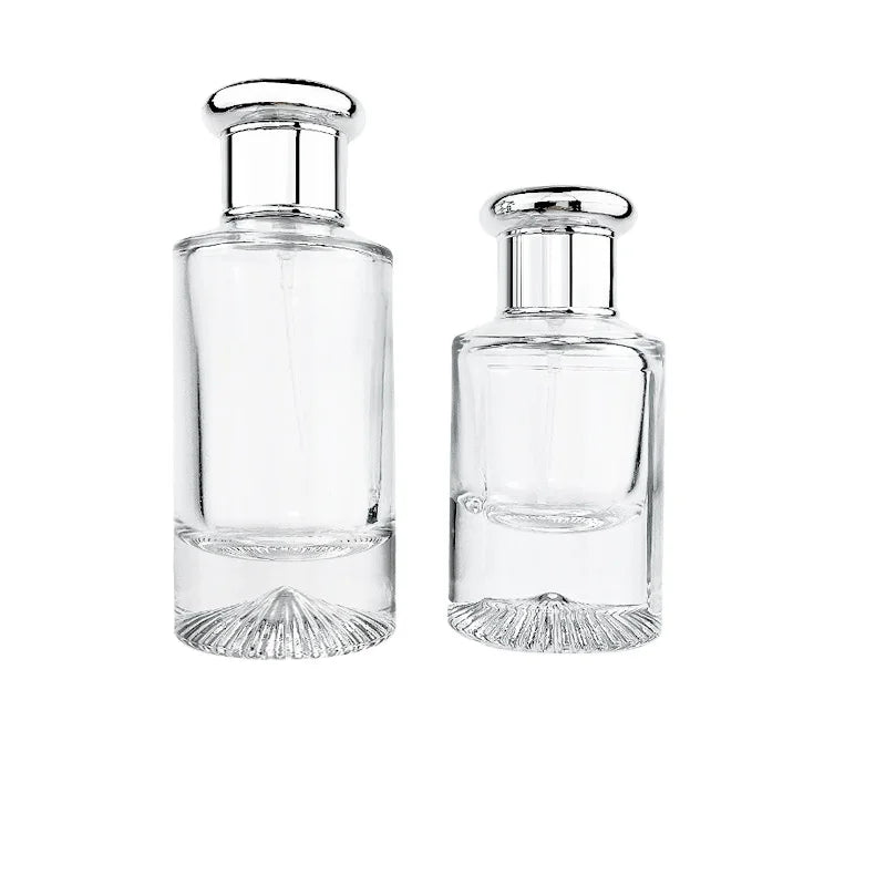 Factory Spot 25ml50ml Perfume Bottle Exquisite Thick Bottom Portable Glass Bottle