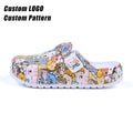 BreezeStep Women's Fashion Waterproof Printed Sandals Adjustable Buckle Nurses Clogs Slip-On Autumn/Spring/Summer/Winter