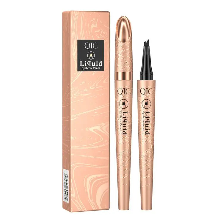 Professional Long-Lasting 3D Eyebrow Pen Waterproof Fork Tip Eyebrow Tattoo Pencil Double Head Fine Sketch Liquid Eye Brow for 3