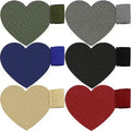 Free Samples of Products Office School Heart Shaped Pen Loop Custom Logo Woven Pu Leather Pen Holder