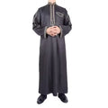 Malaysia Arabic Stylish Jubba for Uomo Morrocon Men Jubah From Yemen Without Collar Men Thobe Long Sleeve Kurta